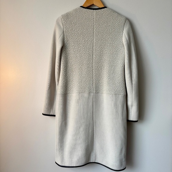 TURNOVER Ivory wool coat EU 36 - Picture 2 of 16